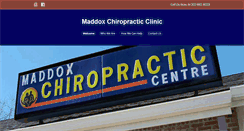 Desktop Screenshot of maddoxchiropracticclinic.com